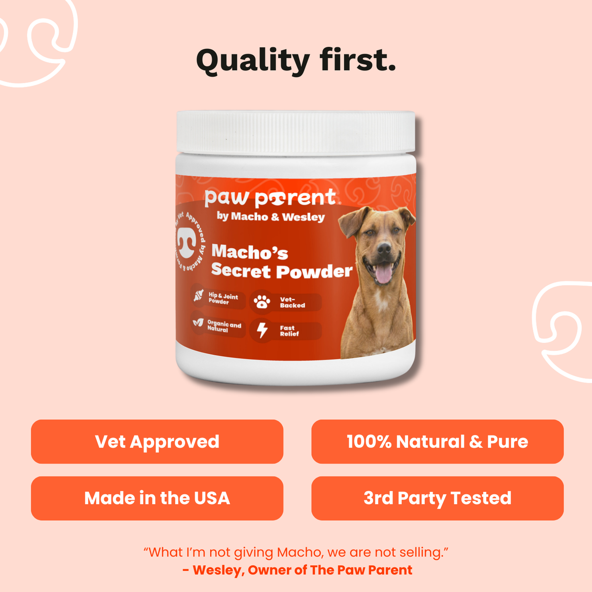 The Paw Parent | Spine & Disc Powder